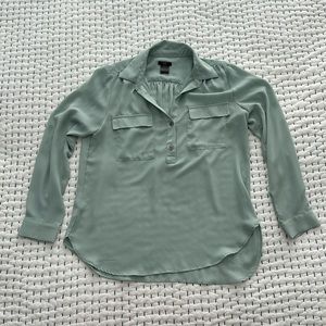 Ann Taylor Green Blouse